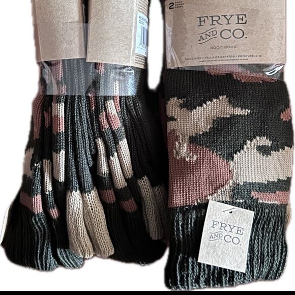 Frye & Co camp olive green long socks / boot socks 
Size 10-13 - Picture 2 of 2